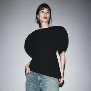 ZARA PUFF SLEEVE TOP ZW COLLECTION